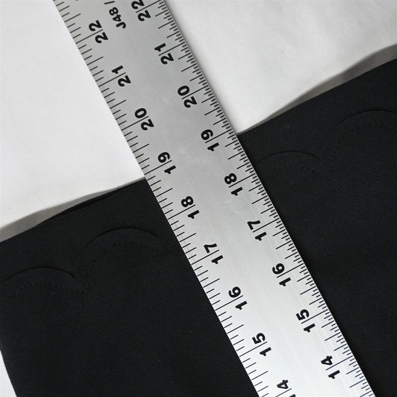 Banana Republic 14 Black Scalloped Stretch Womens‎ Straight Pencil Skirt - Picture 8 of 8